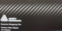 Supreme Wrapping Film Carbon Fibre Black