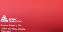 Supreme Wrapping Film Garnet Red Matte Metallic
