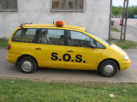 Ford Galaxy 2000, SOS autómentő  autómatricázás, autó matricázás (MMM Trans Kft.)