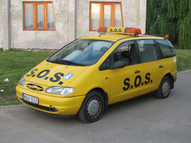 Ford Galaxy 2000, SOS autómentő  autómatricázás, autó matricázás (MMM Trans Kft.)