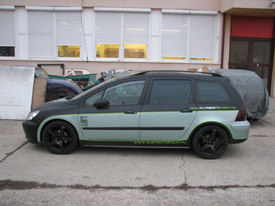 Peugeot 307 SW, carbonshop és mattautofolia.hu  autómatricázás, autó matricázás V1.0