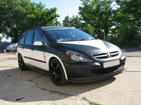 Peugeot 307 SW, mattautofolia.hu és carbonshop  autómatricázás, autó matricázás V2.0 