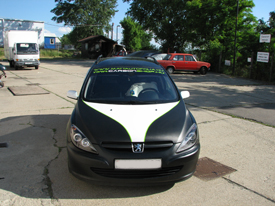 Peugeot 307 SW, mattautofolia.hu és carbonshop  autómatricázás, autó matricázás V2.0 