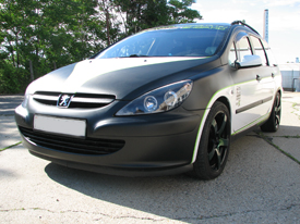 Peugeot 307 SW, mattautofolia.hu és carbonshop  autómatricázás, autó matricázás V2.0 