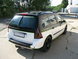 Peugeot 307 SW, mattautofolia.hu és carbonshop  autómatricázás, autó matricázás V2.0 