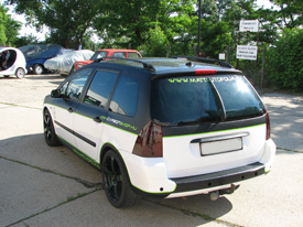 Peugeot 307 SW, mattautofolia.hu és carbonshop  autómatricázás, autó matricázás V2.0 