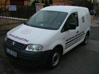 Dr. Sef VolksWagen Caddy autó matricázás, autó matricázás