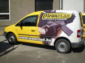 Ironclad nyomtatott teljesen becsomagolt autómatricázás, autó matricázás