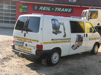 Real Euro Trans Kft. Volkswagen Transporter T4  autómatricázás, autó matricázás