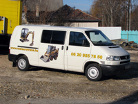 Real Euro Trans Kft. Volkswagen Transporter T4  autómatricázás, autó matricázás