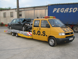 Volkswagen Transporter T4 SOS autómentő  autómatricázás, autó matricázás (MMM Trans Kft.) 3