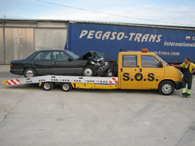 Volkswagen Transporter T4 SOS autómentő  autómatricázás, autó matricázás (MMM Trans Kft.) 5