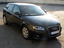 Audi A3 fóliázás: fényes karosszéria fóliázás 1