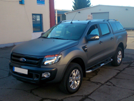 Ford Ranger Wildtruk 2014 matt grafit karosszéria fóliázás 3