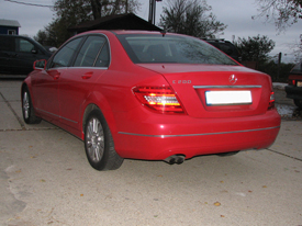 Mercedes C200 fóliázás: fényes metál bordó karosszéria fóliázás 9