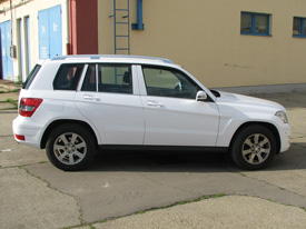 Mercedes GLK fóliázás: fényes fehér karosszéria fóliázás 4