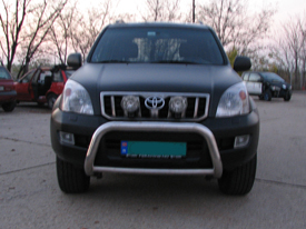 Toyota Land Crusier fóliázás: matt fekete karosszéria fóliázás 2