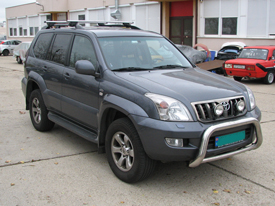 Toyota Land Crusier fóliázás: matt fekete karosszéria fóliázás 5