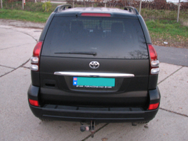 Toyota Land Crusier fóliázás: matt fekete karosszéria fóliázás 8